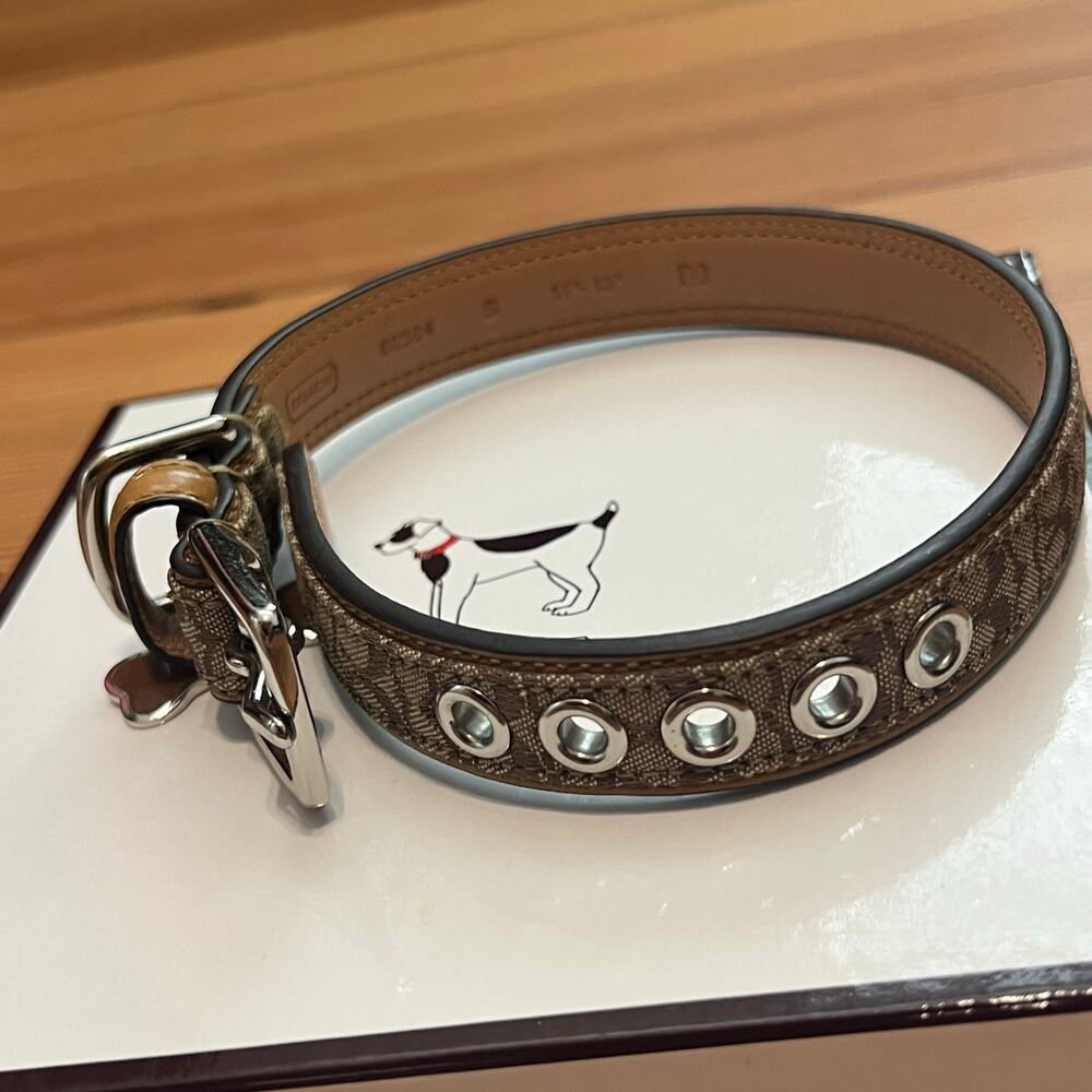 NEW Coach Dog Collar and Leash Small - Picture 3 of 8